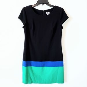 WORTHINGTON Color Block Shift Dress